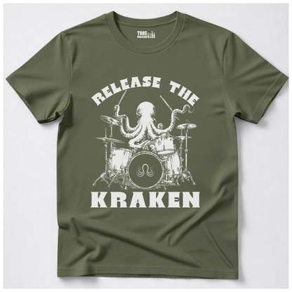 Release The Kraken Drum T-Shirt