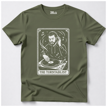The Turntablist Tarot Card T-Shirt