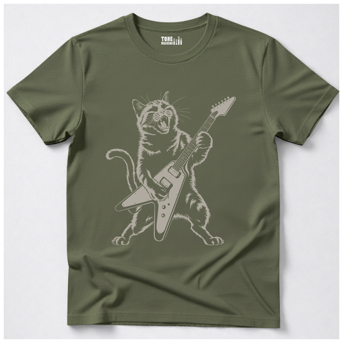 Distortion Kitty Guitar T-Shirt