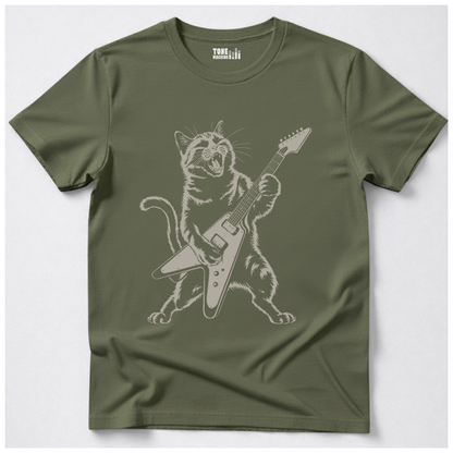 Distortion Kitty Guitar T-Shirt