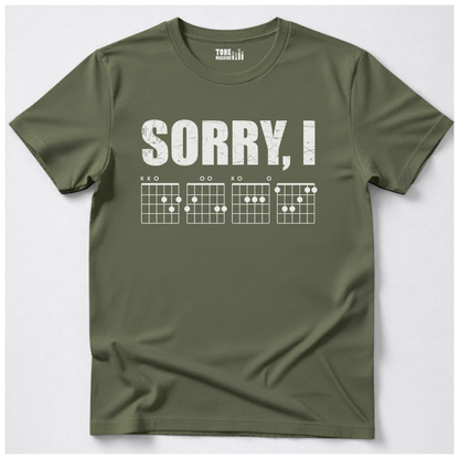 Sorry, I DGAF Guitar T-Shirt
