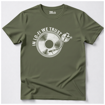 In Lo-Fi We Trust Vinyl T-Shirt