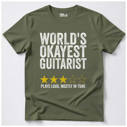 World's Okayest Guitarist T-Shirt