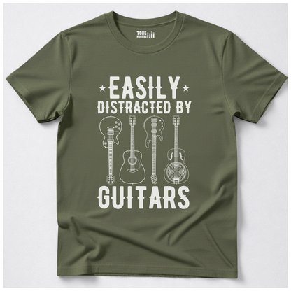Easily Distracted By Guitars T-Shirt