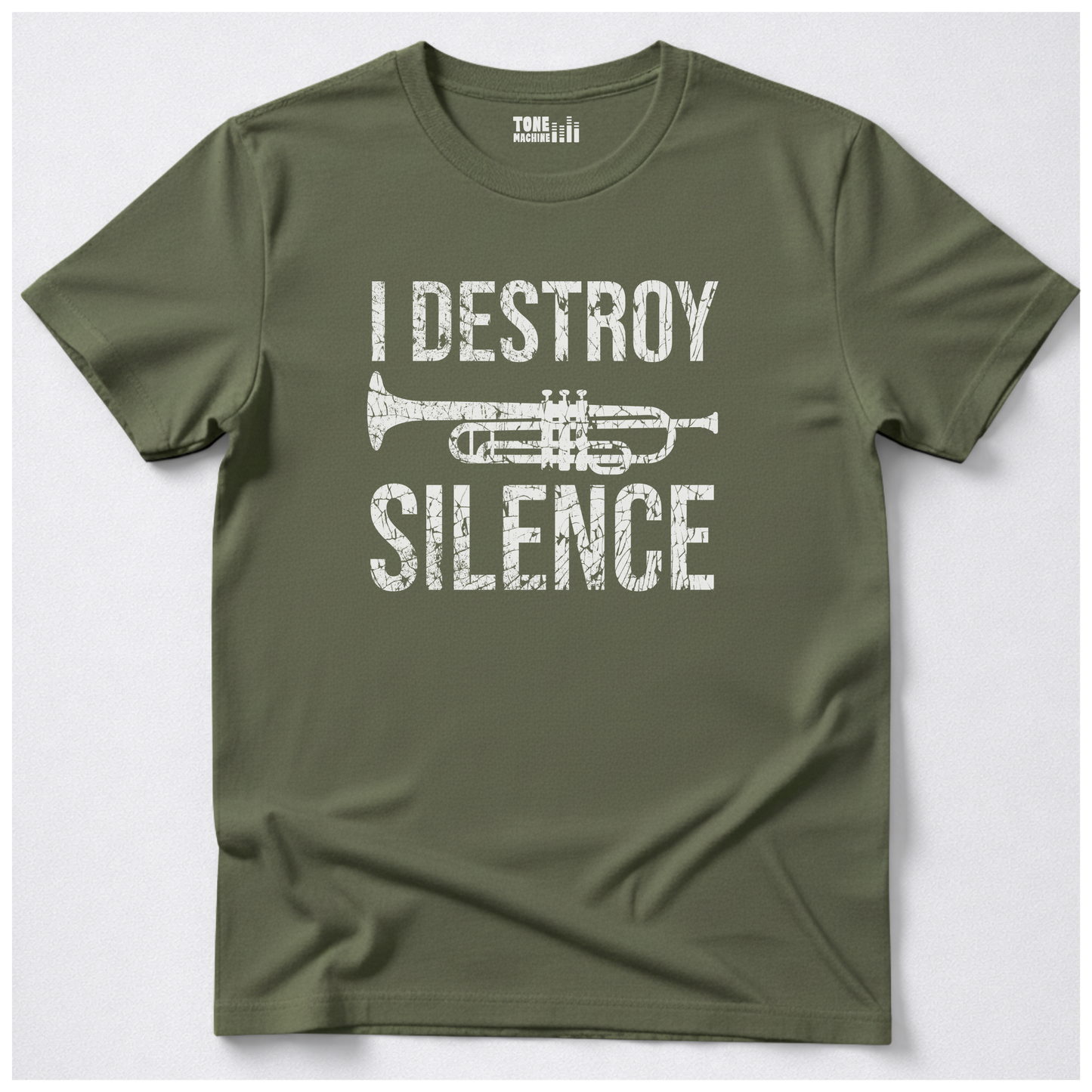 I Destroy Silence Trumpet T-Shirt