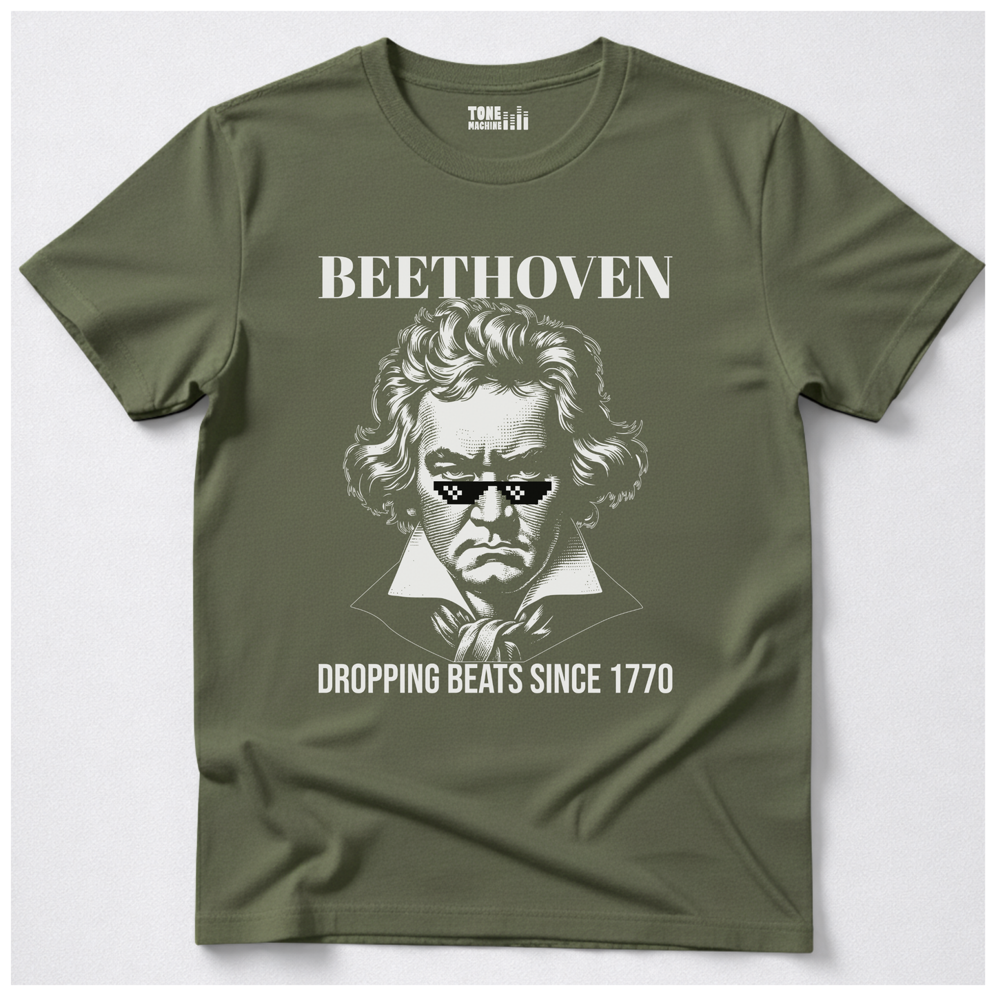 Beethoven Dropping Beats T-Shirt
