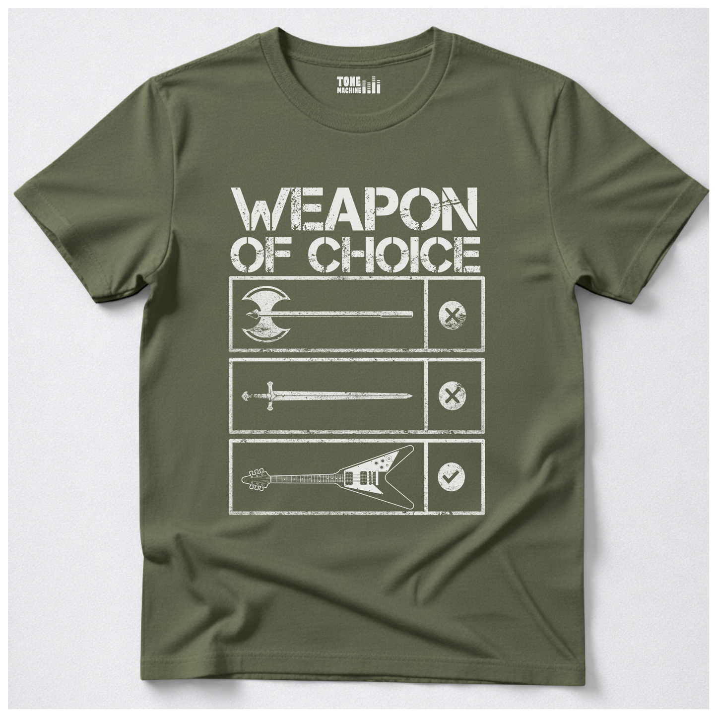 Weapon Of Choice Guitar T-Shirt