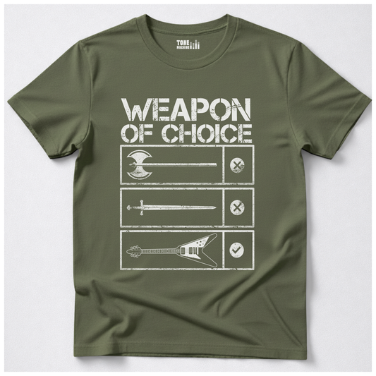 Weapon Of Choice Guitar T-Shirt