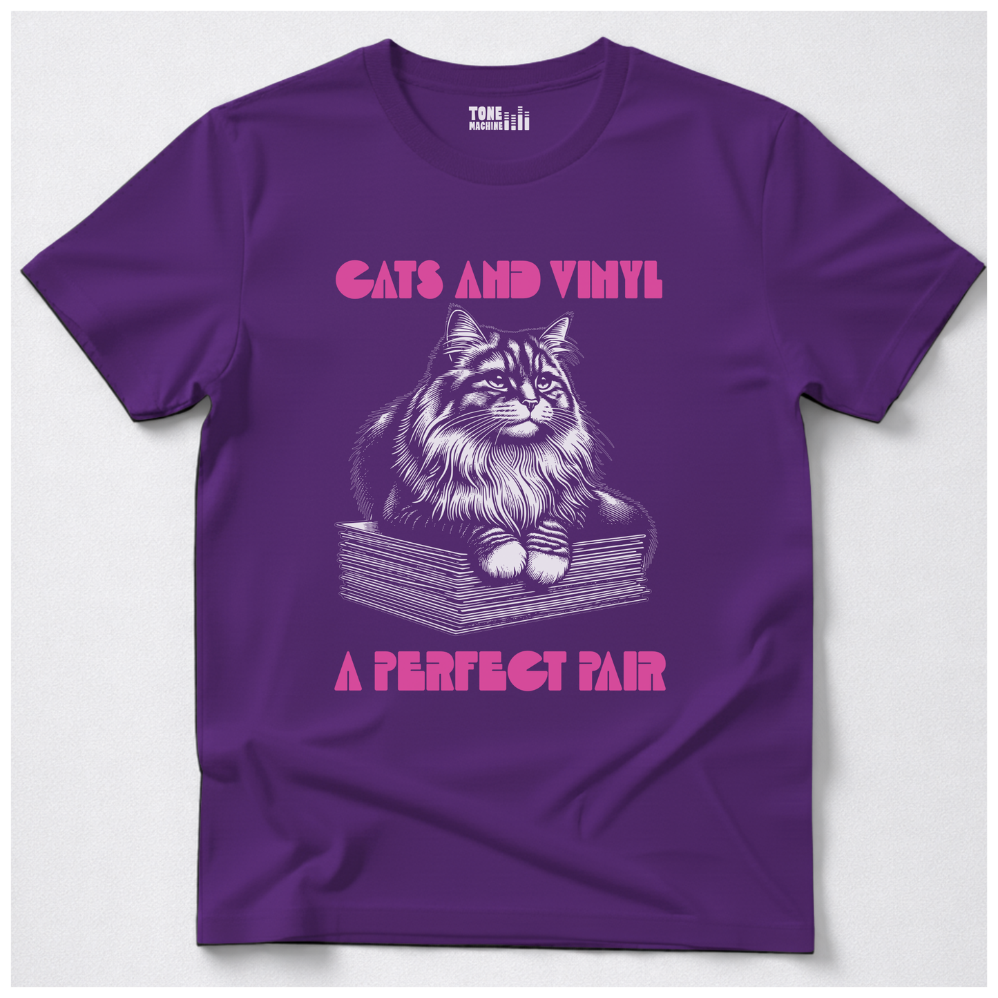 Cats And Vinyl A Perfect Pair T-Shirt