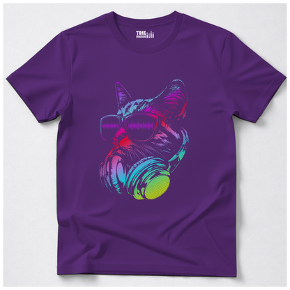 Raver Cat DJ T-Shirt