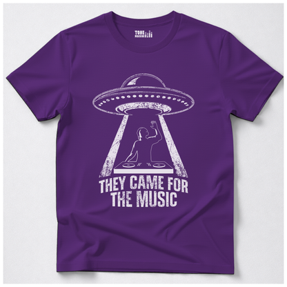 They Came For The Music DJ T-Shirt
