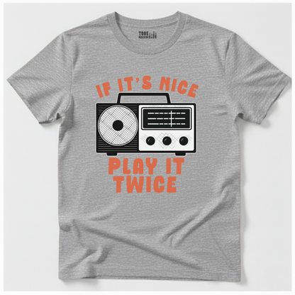 If It's Nice Play It Twice Retro T-Shirt