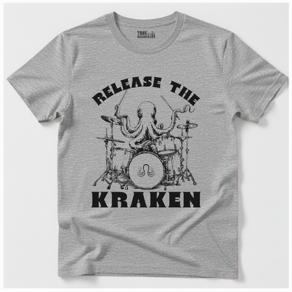 Release The Kraken Drum T-Shirt