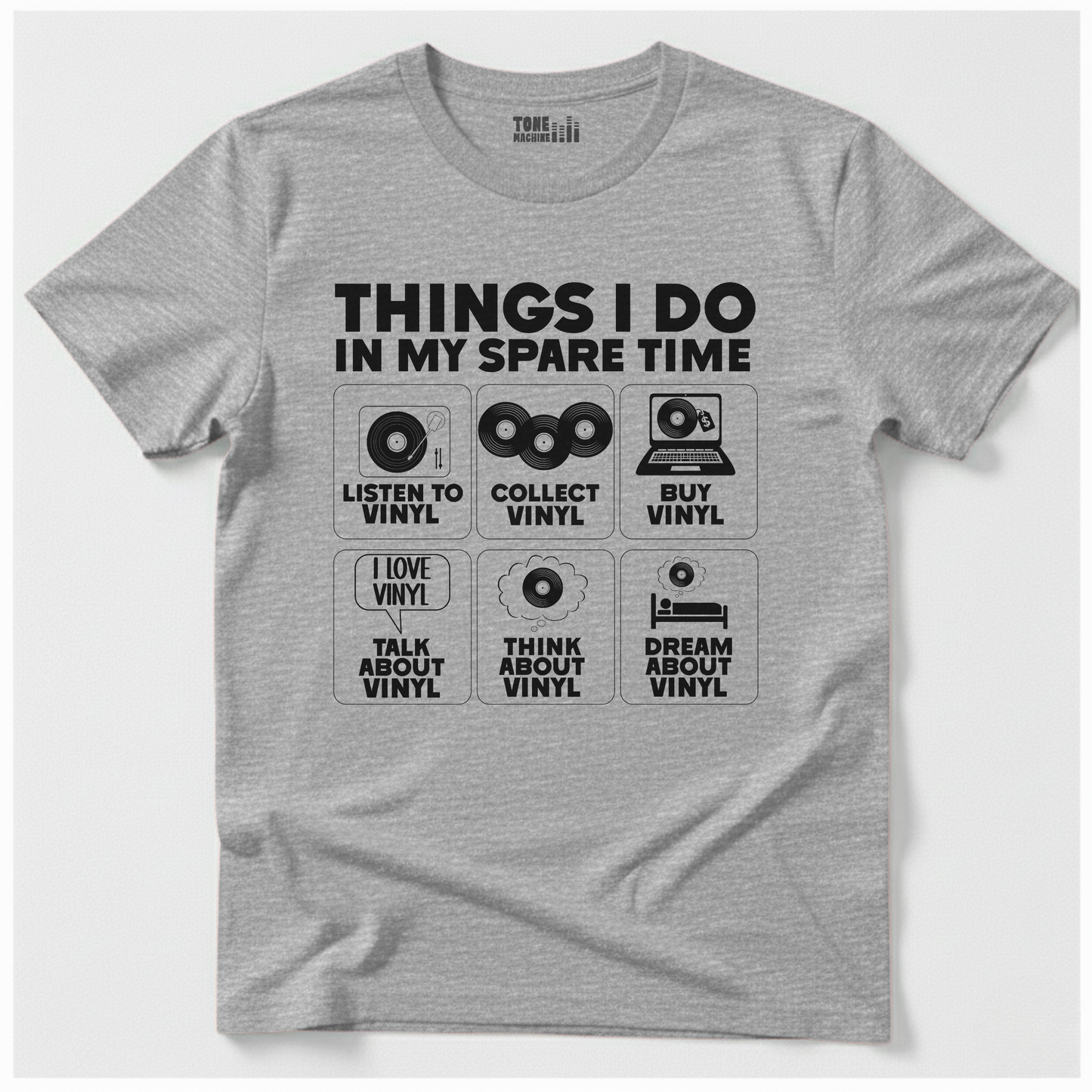 Things I Do In My Spare Time Vinyl T-Shirt