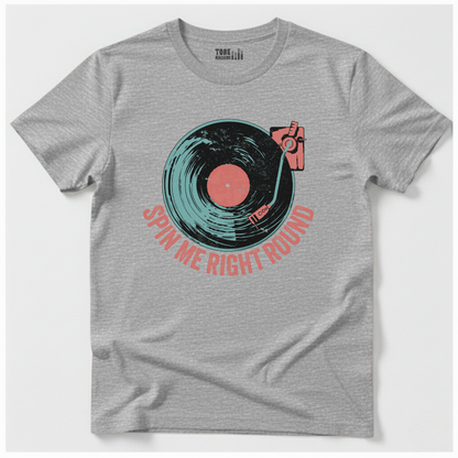 Spin Me Right Round Vinyl T-Shirt