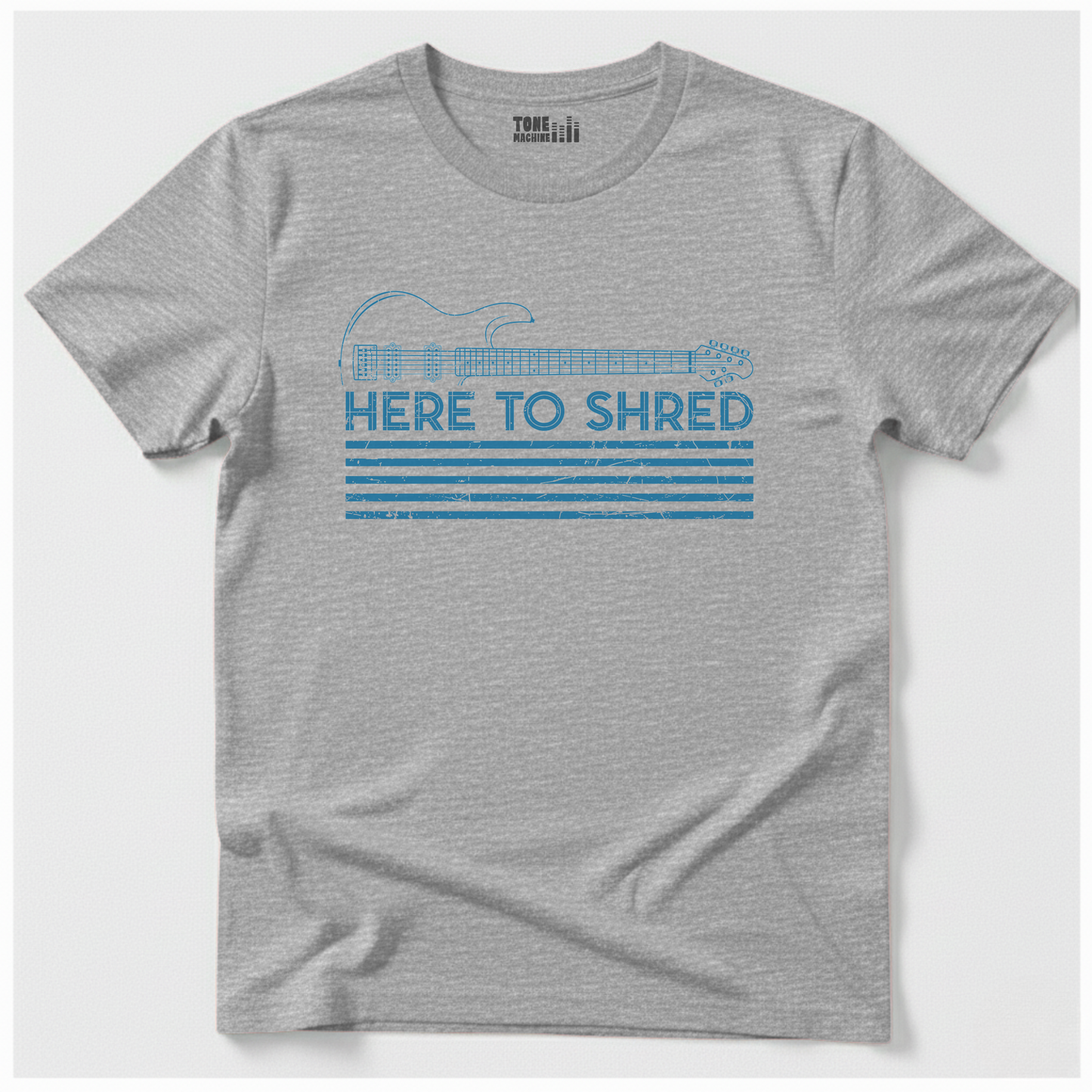 Here To Shred Guitar T-Shirt