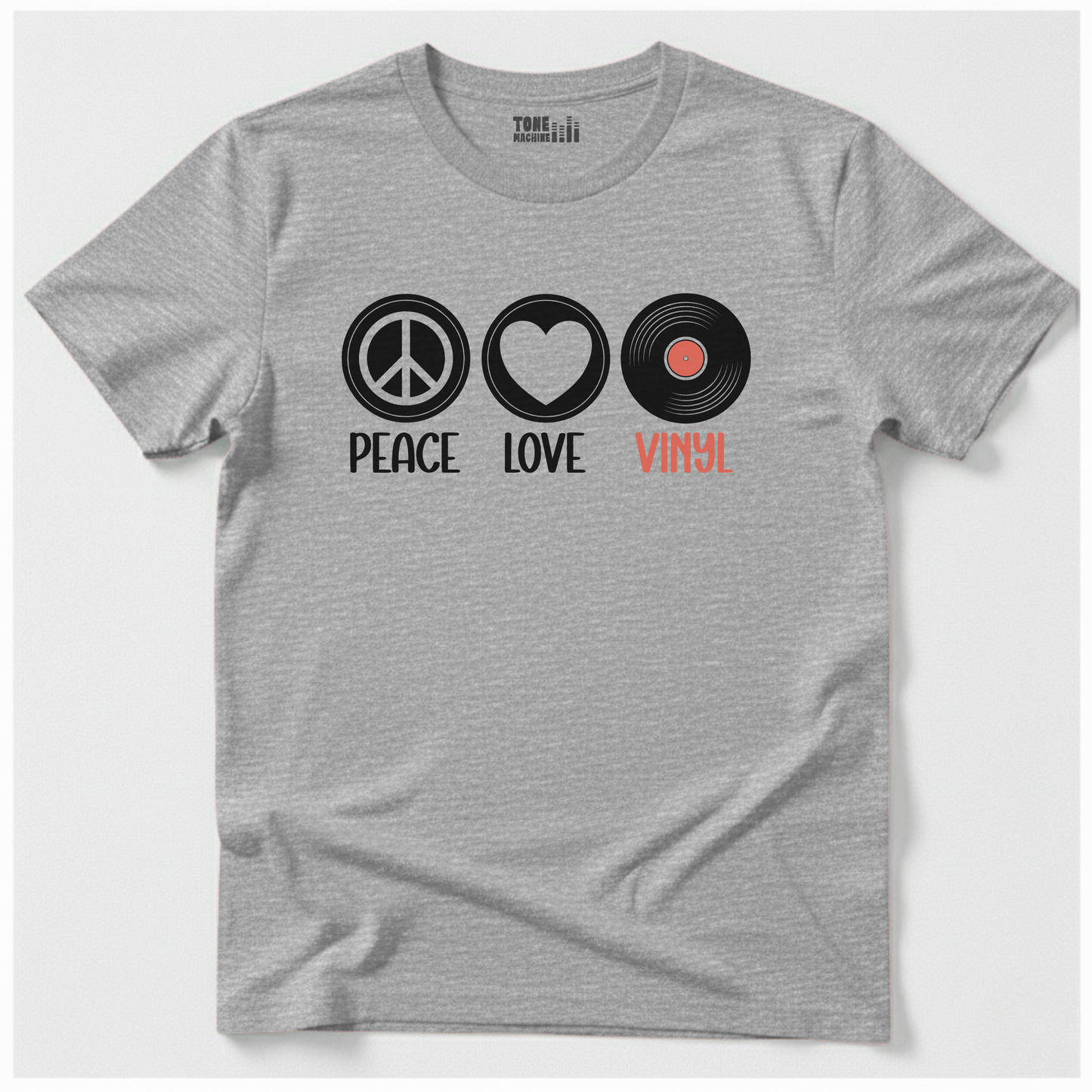 Peace Love Vinyl T-Shirt