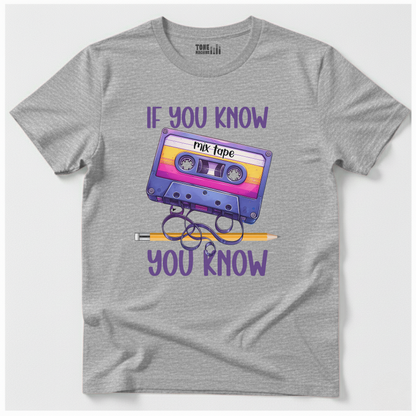 If You Know You Know Cassette Retro T-Shirt