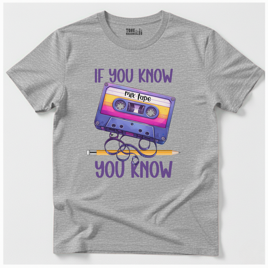 If You Know You Know Cassette Retro T-Shirt