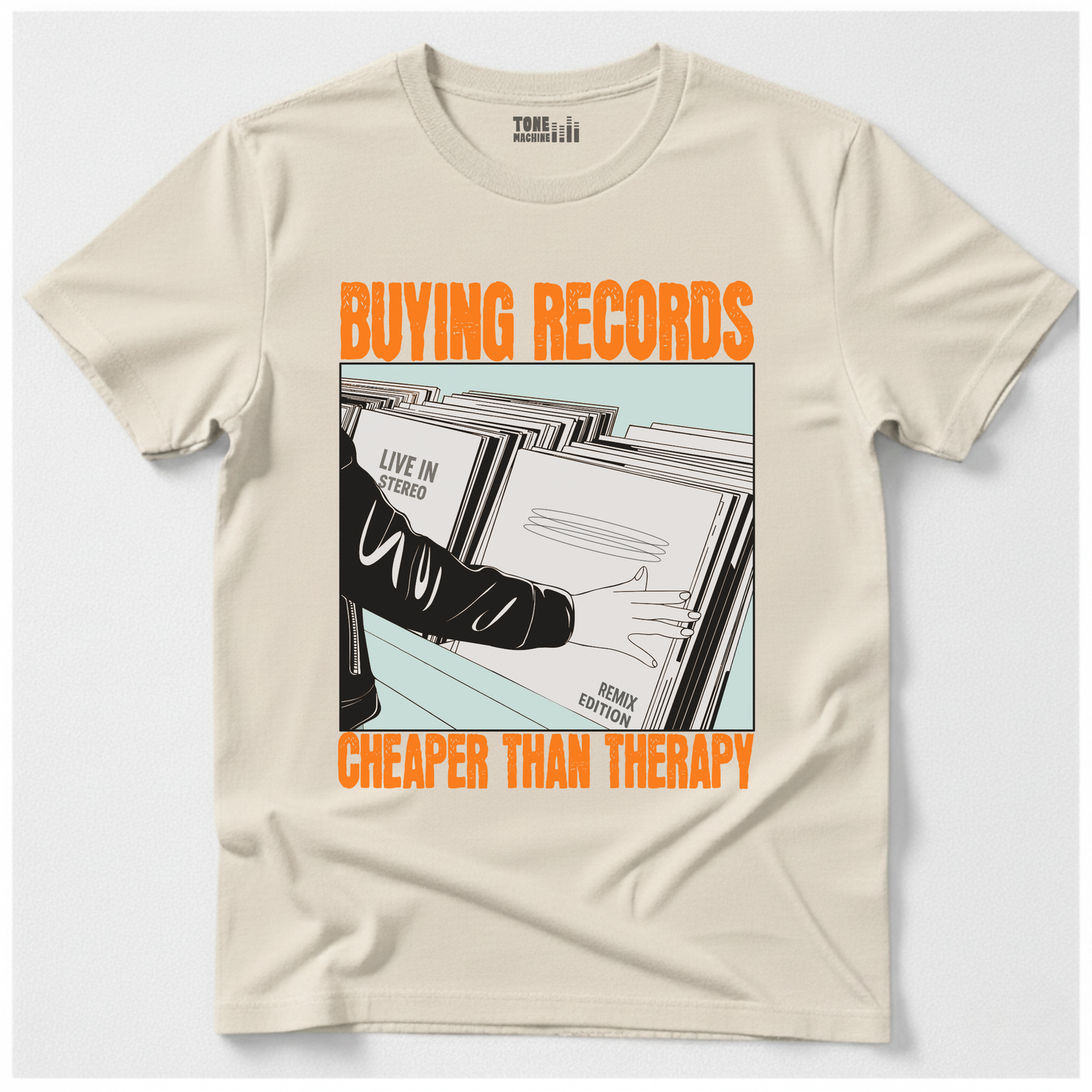 Buying Records Cheaper Than Therapy T-Shirt