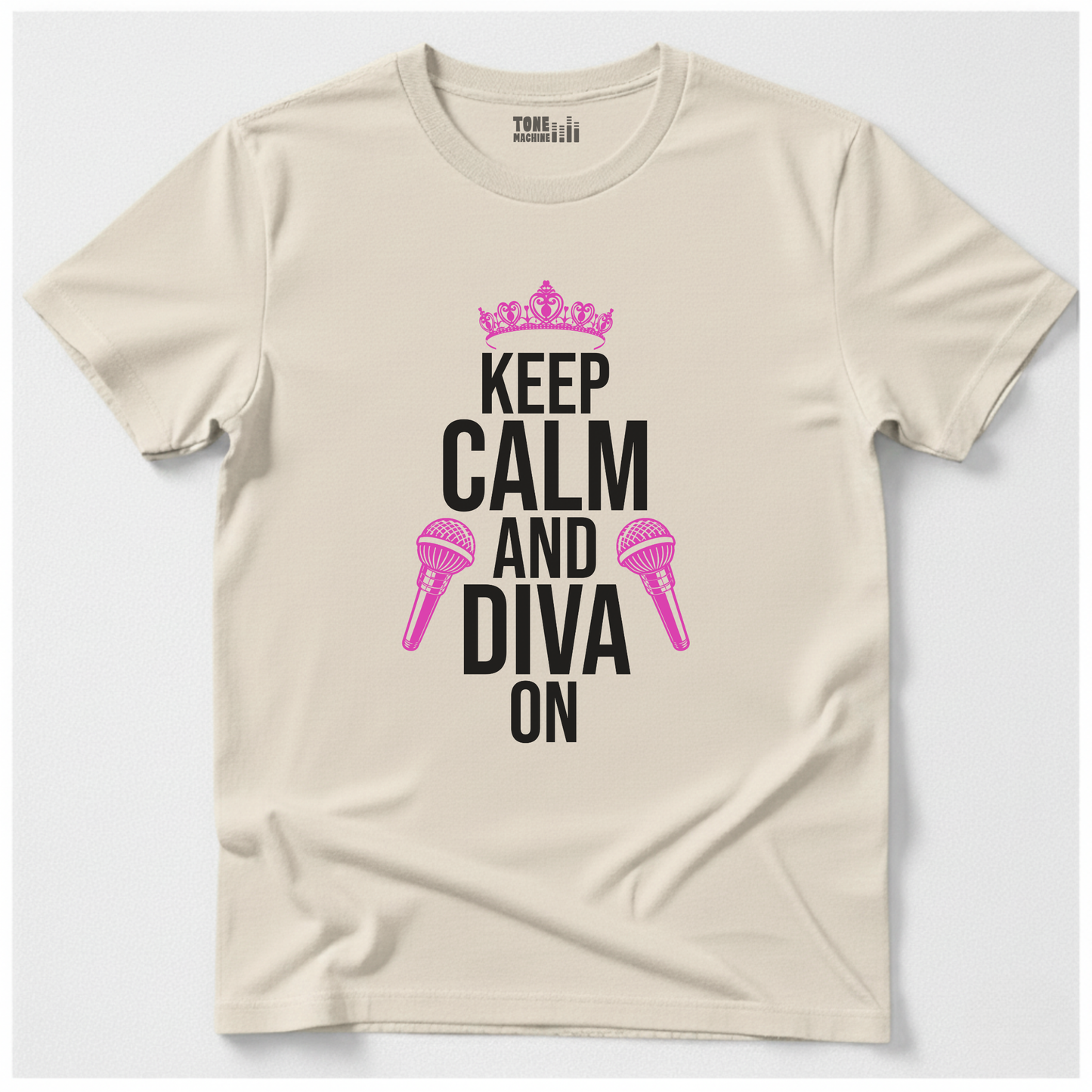 Keep Calm And Diva On Singer T-Shirt