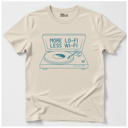 More Lo-Fi Less Wi-Fi Vinyl T-Shirt