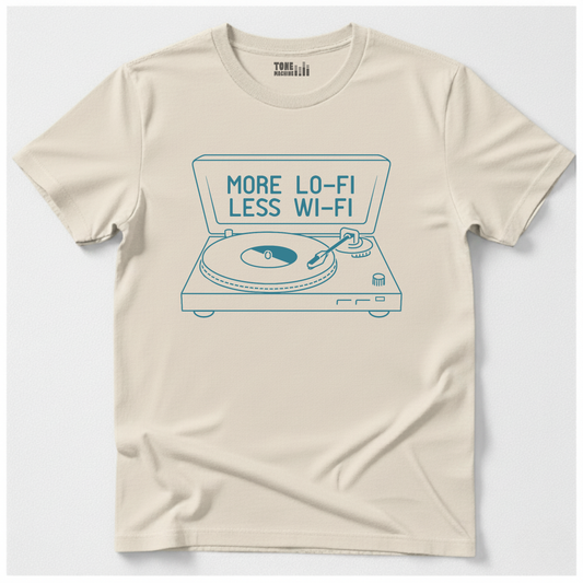 More Lo-Fi Less Wi-Fi Vinyl T-Shirt